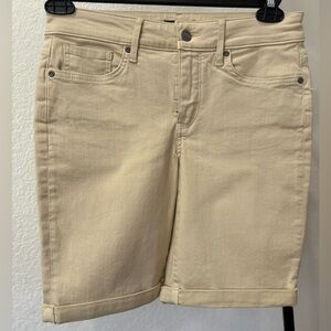 NYDJ Women's Cream Bermudas